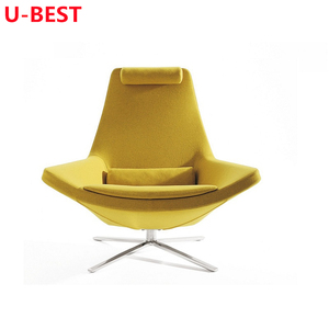 Fauteuil lounge U-Best, mobilier de villa, chaise design en tissu, Cadeira Chaises Sillones, salon, Poltrone - Product Image 1