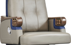 Fauteuil <span class=keywords><strong>de</strong></span> direction pivotant en cuir avec massage, fauteuil inclinable avec repose-pieds réglable, fauteuil <span class=keywords><strong>de</strong></span> bureau - Product Image 4