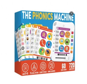 Phonics Machine Learning Pad trò chơi đọc điện tử cho trẻ em học đọc với 720 Câu hỏi âm thanh và chữ cái - Product Image 1