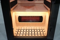 Cabina de Sauna Individual con Terapia de Luz Roja, Compacta, de Madera, con Infrarrojos Lejanos