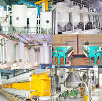 Máquina de extracción de solvente de aceite de soja 30t/d y máquina de refinación para línea de producción de fabricantes de aceite comestible