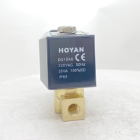 Vanne solénoïde électrique haute pression HOYAN PG-M02 normalement fermée 90 bars 1/4 po 1/8 po pour air, eau et gaz