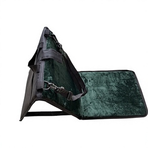 Tapis de prière de voyage mini de luxe rembourré de bonne qualité en velours musulman épais avec soutien pour les genoux, vente en gros - Product Image 2