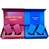 Boîte cadeau personnalisée pour cartes à jouer en papier, forme rectangulaire, cadeau promotionnel, cartes à jouer personnalisées bon marché