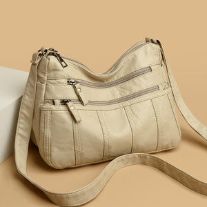 Bolsos para Mujer, Bolso de Hombro de Cuero PU Suave, Bolso Cruzado y Bolsos de Mano para Damas, Bolso Ligero - Product Image 1