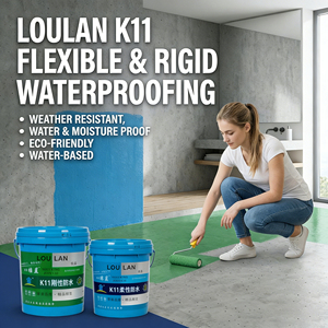 Polyurethane Waterproof Coating Roof <b>Waterproofing</b> Membrane Liquid Waterproof Coating for Bathroom & Roof - Product Image 3