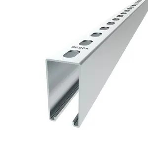 BESCA Hot Selling Wholesale Price Steel C Channel Sizes Slotted Aluminum Strut Channel