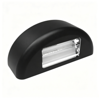 Éclairage de plaque d'immatriculation LED, lumière de plaque d'immatriculation LED 10-30V LED pour camions et remorques 12-24V