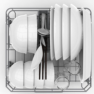 <span class=keywords><strong>Lave</strong></span>-<span class=keywords><strong>vaisselle</strong></span> de bureau portable de grande capacité pour les hôtels domestiques Conception de comptoir intégré Désinfecter facilement le plastique - Product Image 3