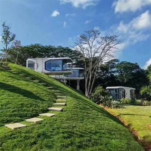 Maison capsule hivernale en acier préfabriquée et étanche pour lodges alpins et locations de saison de neige - Product Image 6