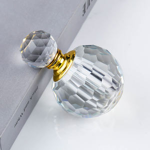 豪华装饰12毫升Attar钻石形精油水晶瓶空玻璃可再装香水瓶批发 - Product Image 3