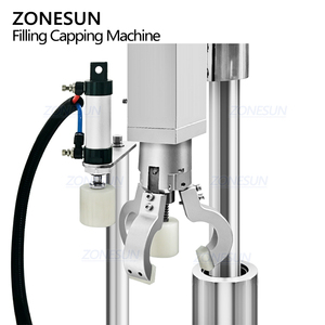 เครื่องบรรจุผงแบบอัตโนมัติ ZONESUN ZS-AFC51 แบบโมโนบล็อก พร้อมระบบโรตารี่เซอร์โว สำหรับบรรจุชาเขียว นม โกโก้ และเครื่องปรุงรสในขวด พร้อมฝาปิด - Product Image 3