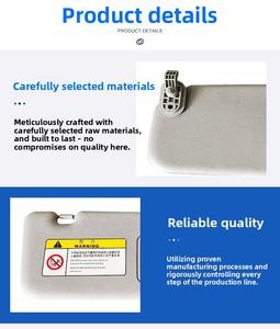 Parasole Anteriore per Auto con Specchio per il Trucco, Grigio, Sinistro e Destro, per Accent 1E 11-15 <span class=keywords><strong>Rena</strong></span> 11-15 85210-1R000 - Product Image 5