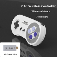 Consola de Videojuegos SF900 SNES para NES con 5000 Juegos Integrados, Salida 4K, Control Inalámbrico 2.4G, Consola de Juegos Portátil