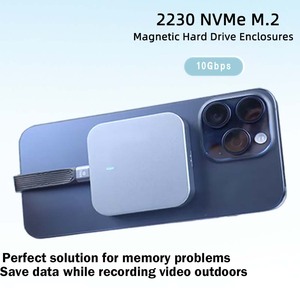 New Series USB 3.1 Gen 2 10Gbps M.2 SATA NVMe Dual Protocol SSD <strong>Hard</strong> Drive <strong>Disk</strong> Case Aluminum Ssd <strong>Enclosure</strong> - Product Image 2