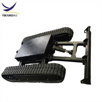 2 tonnes 3 tonnes 5 tonnes 7 tonnes Plate-forme de forage sur chenilles pour excavateur Caterpillar Frame Chassis Part Rubber Track Undercarriage