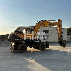 Usato Hyundai 210w-9 ruote idraulico a buon mercato escavatore <span class=keywords><strong>210</strong></span> in Corea per la vendita di alta qualità escavatore a ruote - Product Image 4