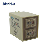 Manhua JSZ3P-R 84*41*56mm AC220V 3A Cycle Relais Temporisé Monophasé Relais Temporisé