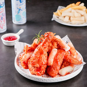 Mckarate-Salsa de <span class=keywords><strong>pollo</strong></span> frita de estilo <span class=keywords><strong>coreano</strong></span>, 10Kg/2 barriles/cartón, muestra gratis - Product Image 3