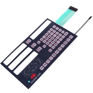 Linh hoạt cao su và kim loại màng bàn phím với Tactile Keycap electricon chuyển đổi cho điều khiển từ xa và bảng điều khiển - Product Image 1