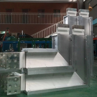 Système de canalisation de barre omnibus de distribution industrielle en aluminium à dissipation thermique élevée pour immeubles de bureaux