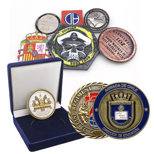 Pièce de monnaie de défi personnalisée de style antique en métal (bronze laiton zinc) conception 3D impression UV/offset/numérique souvenir en émail doux - Product Image 4