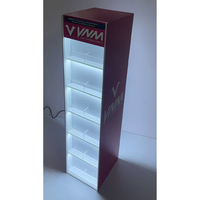Présentoir LED en acrylique pour sachets de nicotine et snus – Idéal pour les magasins de tabac et présentoirs de vente au détail