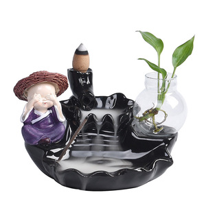 Une variété de brûleurs d'encens inversés brûleurs d'encens à eau courante alpine brûleur d'encens en bois de santal inversé - Product Image 3