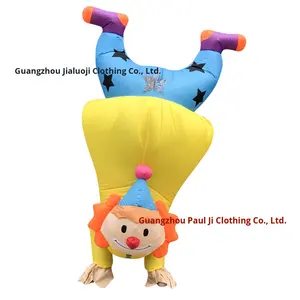 Disfraz de mascota inflable Unisex para adultos de Halloween, disfraz de fiesta de conejo, vaca, Rana, payaso - Product Image 5