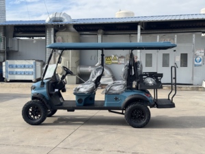 Carrello da Golf Elettrico a Sei Posti con Batteria al Litio 60V, Vendita Calda, Certificato CE, Capacità di Salita 20-25 Gradi - Product Image 2