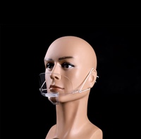 Protection anti-graisse et anti-fumée pour la cuisine, protection hygiénique alimentaire, masque facial transparent anti-buée pour chef de cuisine