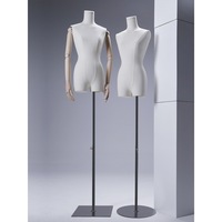 Mannequin femme de luxe en plastique, demi-corps, nouveauté