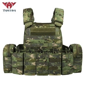 سترة تكتيكية من صفيحة تكتيكية مموهة من YAKEDA - Product Image 4
