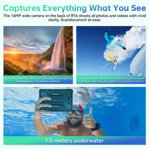 Oukitel RT6 Gồ Ghề Công Nghiệp Máy Tính Bảng PC <span class=keywords><strong>10.1</strong></span> Inch FHD + 20000MAh 8GB 256GB IP68 IP69K MIL-STD-810H Gồ Ghề Android Máy Tính Bảng Dual Sim - Product Image 6