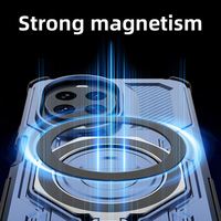 Étui magnétique anti-chute premium pour HUAWEI Nova 12 14 Pro Ultra avec béquille en métal