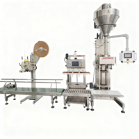 Machine de remplissage semi-automatique de poudre d'oxyde de fer, remplisseuse à vis sans fin de pigments haute précision 25 kg, équipement d'emballage polyvalent pour poudres