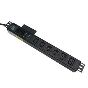 Basic Pdu 10a 6 Ports Iec C13 Sockets With Overload Protection And Indicator Light Power Distribution Units