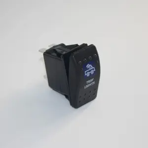 5 Pin Spst On-Off Schakelaar 12/20A 24V/10A Blauwe Led <span class=keywords><strong>Light</strong></span> Waterdichte Marine Boot rocker <span class=keywords><strong>Switch</strong></span> - Product Image 5