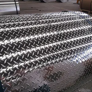 Penjualan Terbaik Pelat Pemeriksa Aluminium Timbul Pelat Kotak-kotak Lembaran Aluminium Ukuran