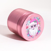 Alliage d'aluminium rose 40mm meuleuse à succion magnétique accessoire meuleuse impression fraise en forme de coeur