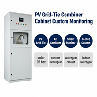 Armoire de commutation intérieure personnalisée Wanbo-533, combinateur PV AC, barre omnibus en cuivre pour raccordement au réseau, prix usine