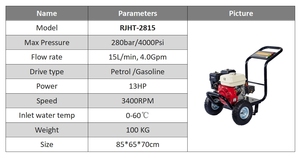 Hidrolavadora de Gasolina de 4000 psi y 13 HP para Lavado de Autos, Pistola de Agua a Alta Presión, Máquina de Limpieza con Chorro de Agua - Product Image 6