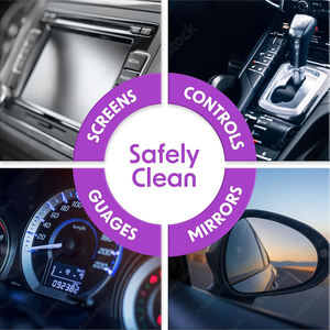 Toallitas húmedas de limpieza interior pulidas para salpicadero de coche envueltas individualmente con logotipo personalizado - Product Image 2