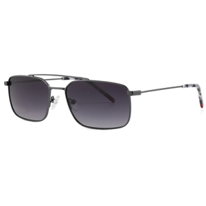 Gafas de Sol Metálicas de Doble Puente con Logotipo Personalizado, Polarizadas, Rectangulares, de Montura Completa, para Viajes al Aire Libre - Product Image 1
