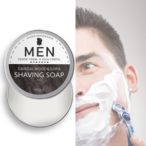 Men's <strong>Shaving</strong> Soap Beard Shampoo bar Handmade Facial Deeply Cleansing Rich <strong>Foam</strong> Men Shave <strong>Products</strong> - Product Image 1