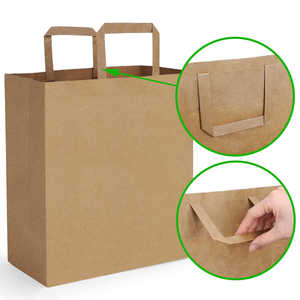 Sacs en papier durables, portables, écologiques, recyclables, de qualité alimentaire, emballage économique pour aliments délicieux - Product Image 2