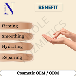 Crema hidratante facial antiedad para el cuidado diario de la piel con ácido hialurónico, péptidos y vitaminas - Product Image 3