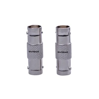 Adaptateur de connecteur SDI 75 Ohm, connecteur BNC femelle vers femelle, adaptateur coaxial à barillet 75 Ohm