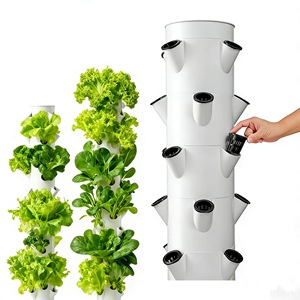 Système de culture hydroponique vertical compact pour petits légumes et fruits, culture en air frais en intérieur, jardin domestique - Product Image 3