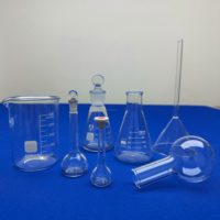 Verre de laboratoire GLS, plat à fond plat pour évaporation, équipement de laboratoire, verre borosilicate/quartz, plat à évaporation